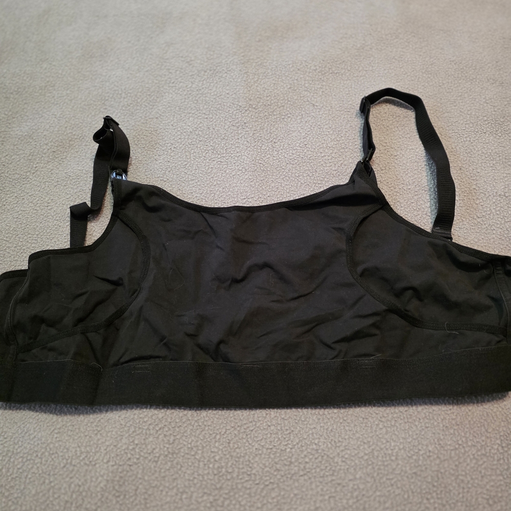 Source Unknown Black Wireless Bralette - Stretch Support